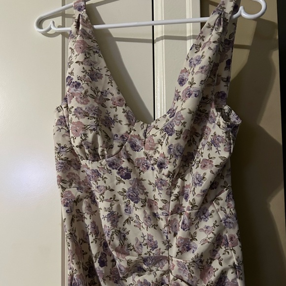 SHEIN floral purple dress - Picture 4 of 8